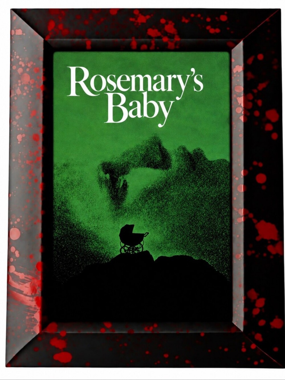 Rose Marys Baby Movie Flim Poster Retro Vintage Cult classic Horror Art Deco